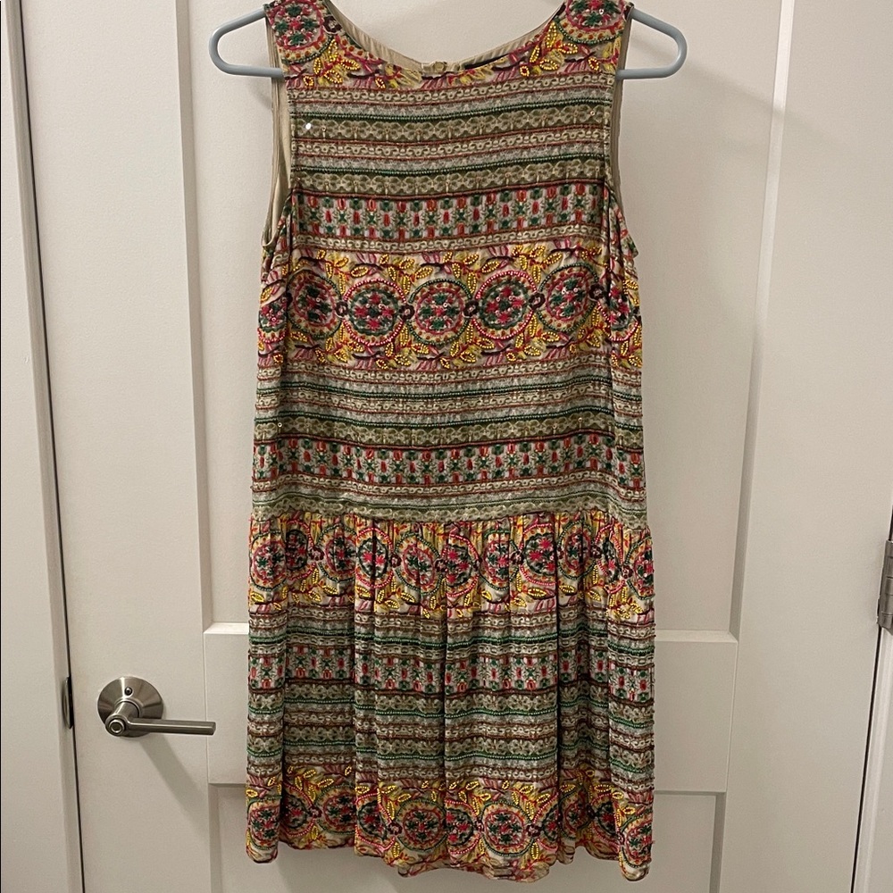 Hemant & Nandita Silk Beaded Dress